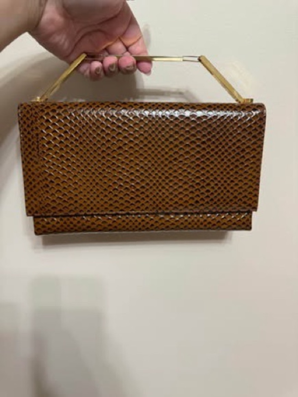 Vintage Top-Handle Womens Clutch